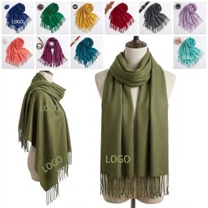 Imitation Cashmere Scarf in Custom Brand Colors for Gifting