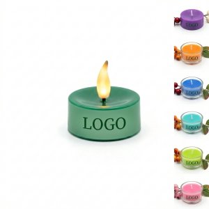 Flameless LED Electronic Candle with Replaceable Battery & Custom Logo